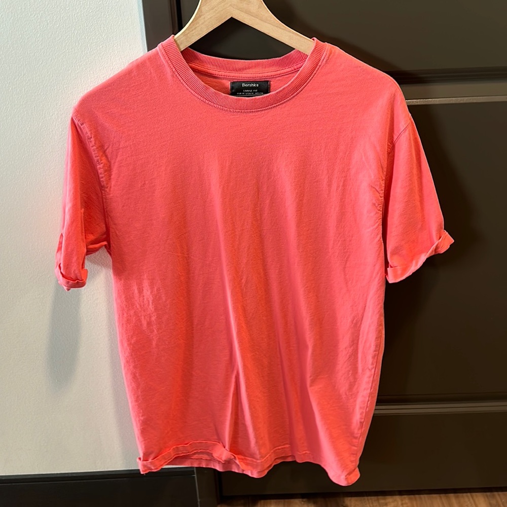 Pink loose fit shirt